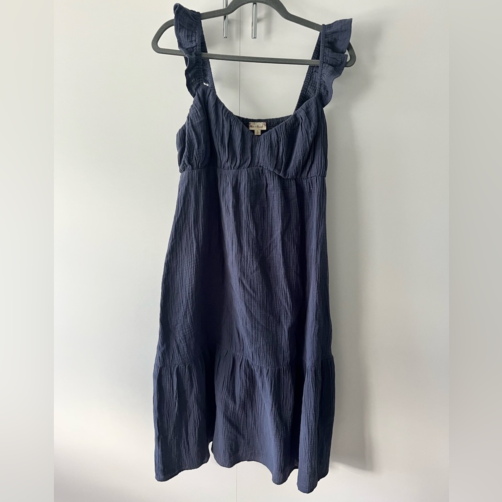 Hem & Thread sundress dusty blue size L